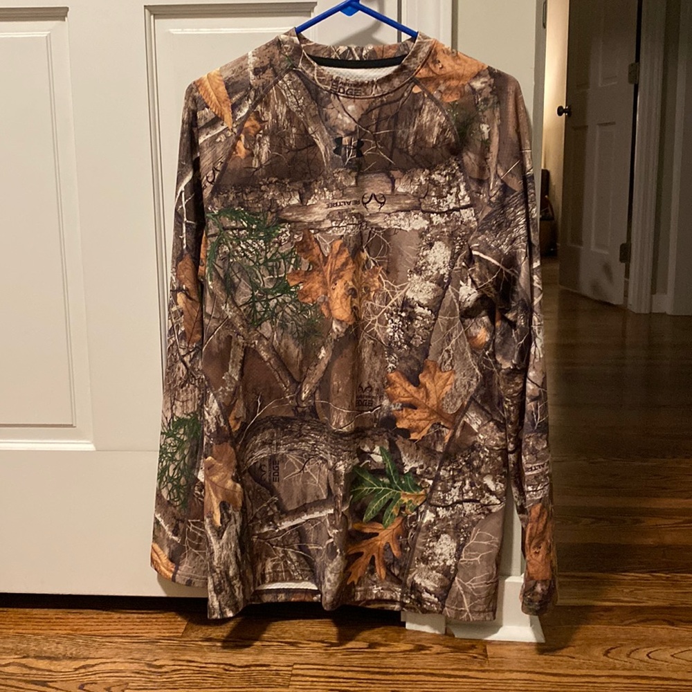 Under Armor Fitted Long Sleeve RealTree Camo